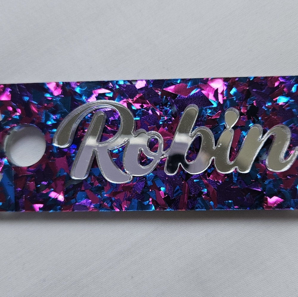 Stanley nameplate for 40 oz. cup. Says "Robin"